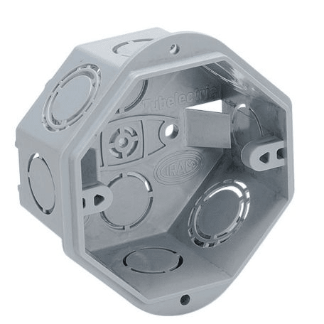 Caja pl�stica octogonal CHICA / GRANDE 